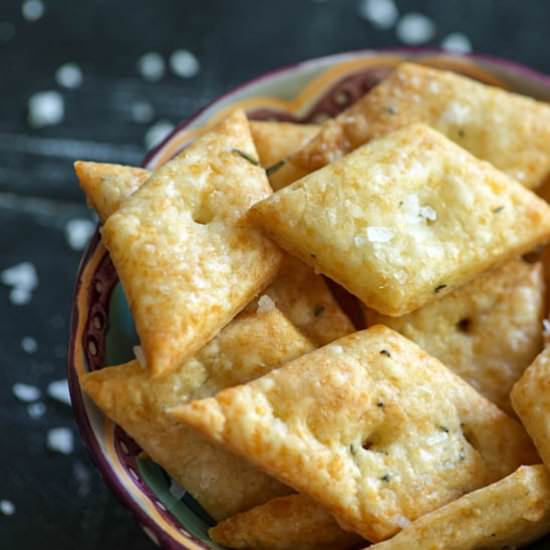 Gruyere Crackers - Recipe photo by Barbara Curry