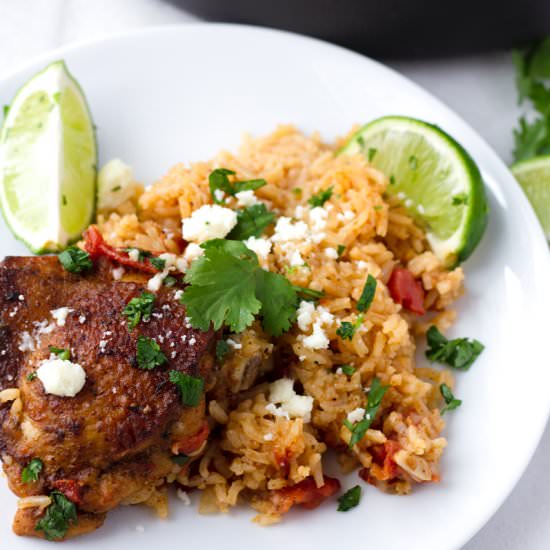 One Pot Mexican Chicken and Rice - Recipe photo by cookingformysoul