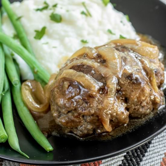 SALISBURY STEAK - Recipe photo by Home. Made. Interest.