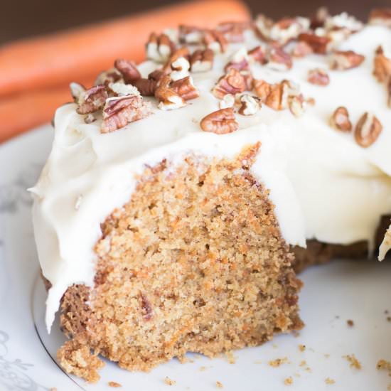 Carrot Bundt Cake - Recipe photo by kendrastreats