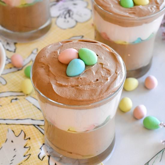 Easter Chocolate Strawberry Mousse - Recipe photo by pepperspennies