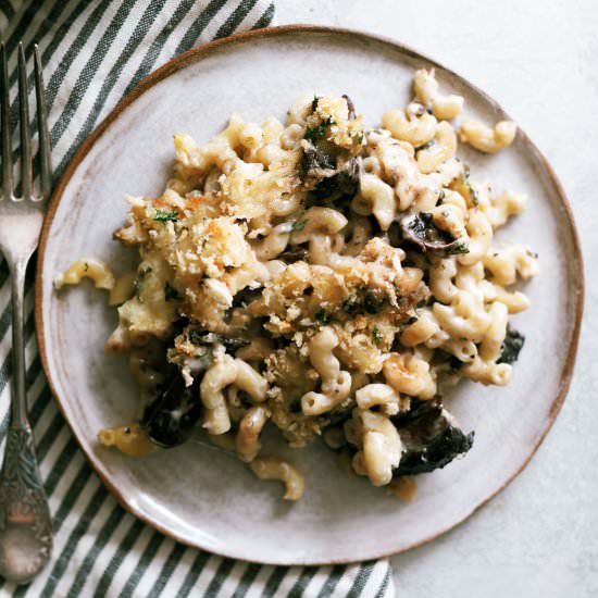Portobello Mushroom Mac and Cheese - Recipe photo by dadwithapan