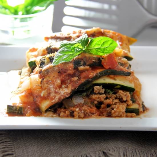 Zucchini Freezer Lasagna - Recipe photo by regainyoursparkle