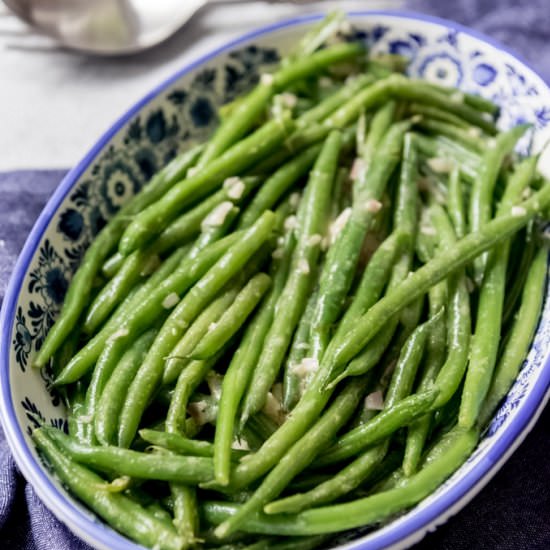 HARICOT VERTS W/ DIJON VINAIGRETTE - Recipe photo by houseofnasheats
