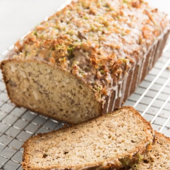 COCONUT LIME GLAZED BANANA BREAD - Recipe photo by houseofnasheats