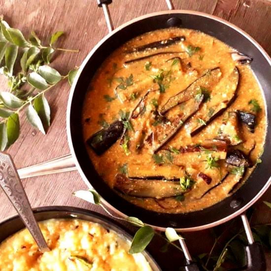 Dahi Baingan - Recipe photo by My Dainty Kitchen