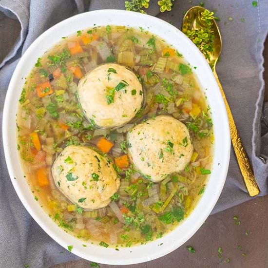 Gluten-Free Matzo Ball Soup Recipe - Recipe photo by Only Gluten Free Recipes