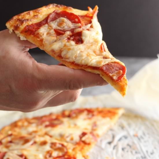 Easy Keto Pizza Crust - Recipe photo by HugForYourBelly