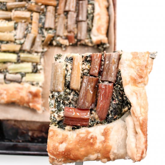 Rainbow Chard Galette - Recipe photo by meandthemoose