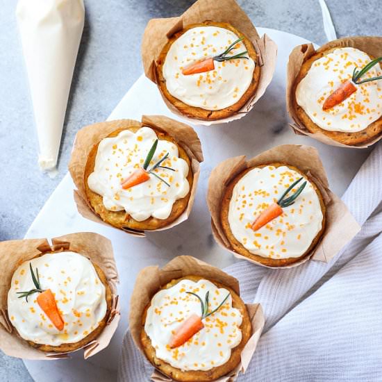 Carrot Cake Cupcakes - Recipe photo by Garden in the kitchen