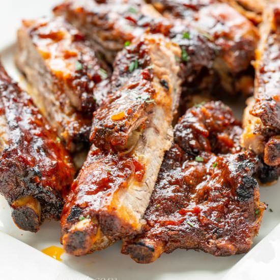 The BEST Slow-Cooker Ribs - Recipe photo by Savingroomfordessert
