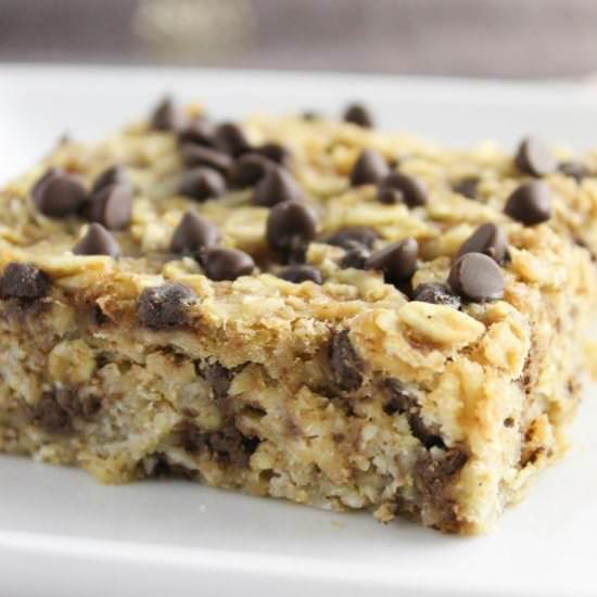 Chocolate Chip Breakfast Squares - Recipe photo by bakingyouhappier