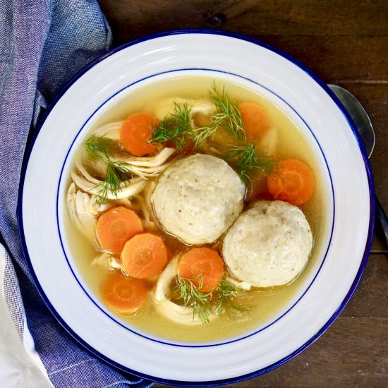 Chicken Soup With Matzo Balls - Recipe photo by simmerandsauce