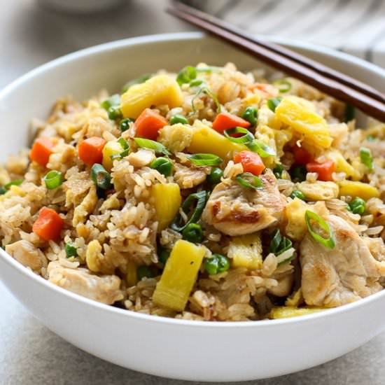 Thai Pineapple Fried Rice - Recipe photo by Joyous Apron