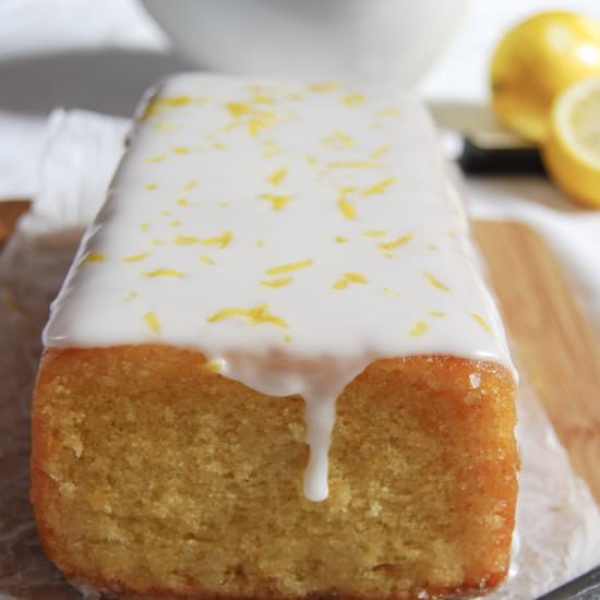 Lemon Drizzle Cake - Recipe photo by SweetSavouryBlog