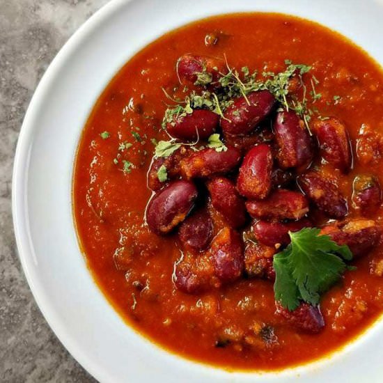 Easy Red Kidney Bean Curry - Recipe photo by Canadian Cooking Adventures