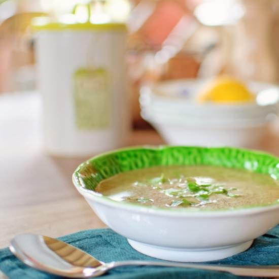 Watercress soup - Recipe photo by Healthy Epicurean