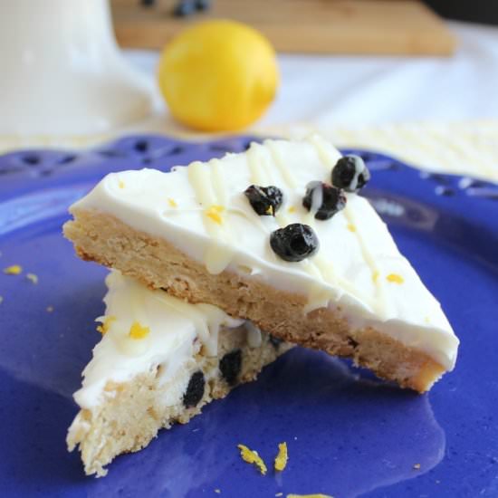 Lemon Blueberry Bliss Bars - Recipe photo by Family Table Treasures