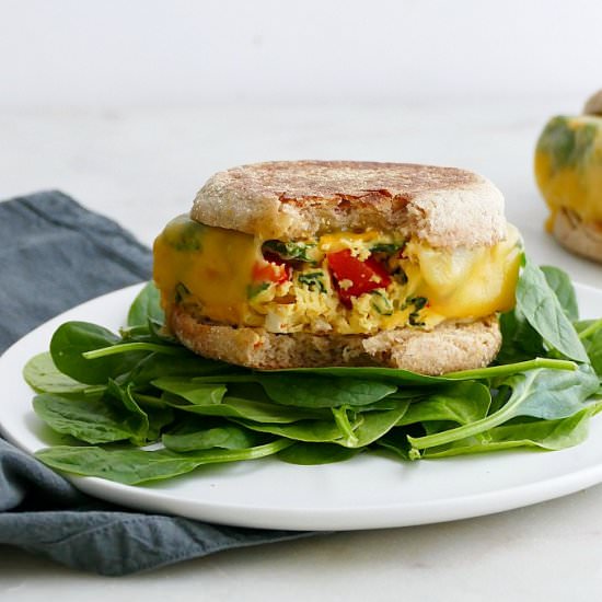 Meal Prep Breakfast Sandwiches - Recipe photo by its_a_vegworld_afterall