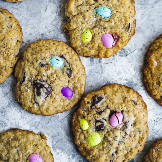 Choc Chunk Oat Cookies - Recipe photo by heinstirred