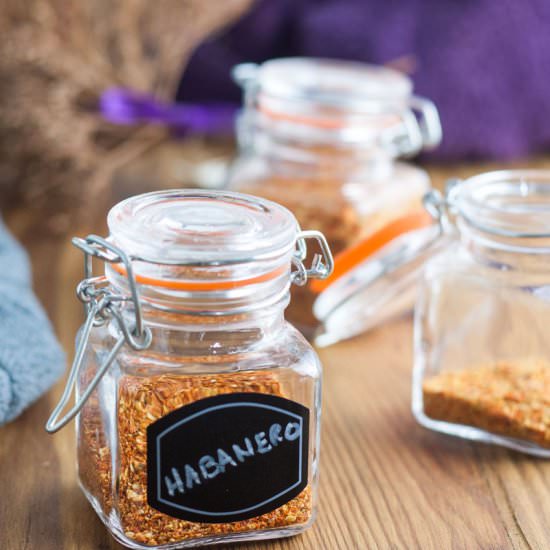 HABANERO RECIPE- HOT PEPPER FLAKES - Recipe photo by BinkysCulinaryCarnival
