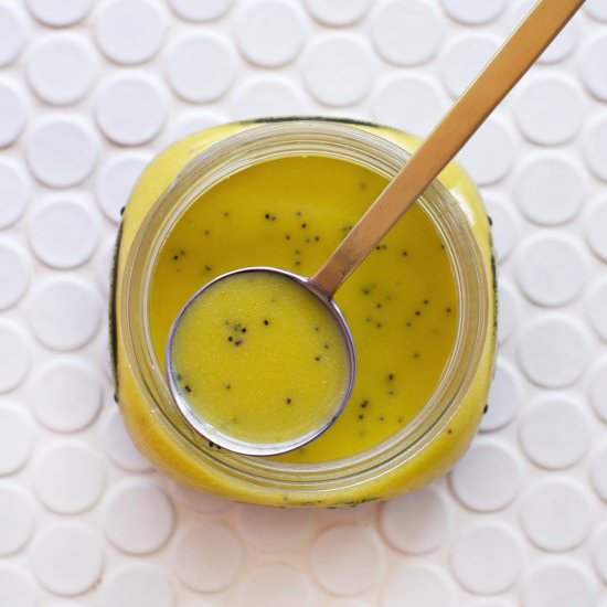 Poppy Seed Dressing - Recipe photo by abeautifulmessblog