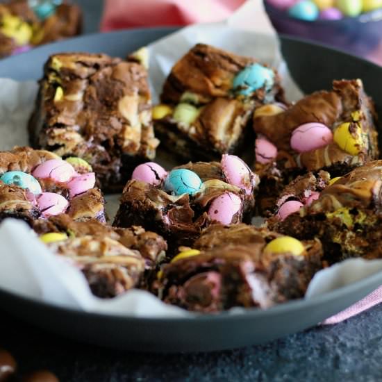 Cheesecake Swirl Easter brownies - Recipe photo by vanillafrost4