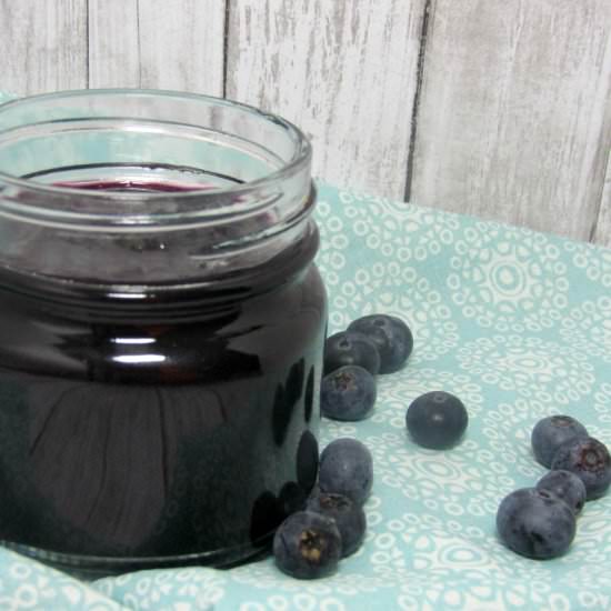 Instant Pot Blueberry Jam - Recipe photo by Happiest Camper