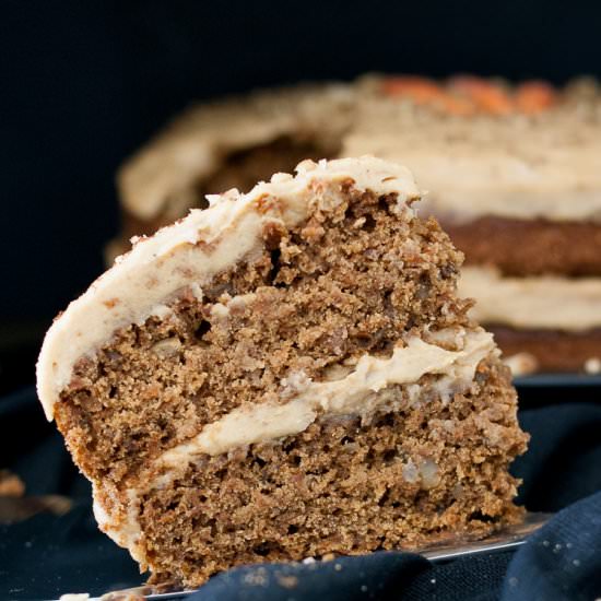 GF Vegan Carrot Cake - Recipe photo by veggiesdontbite