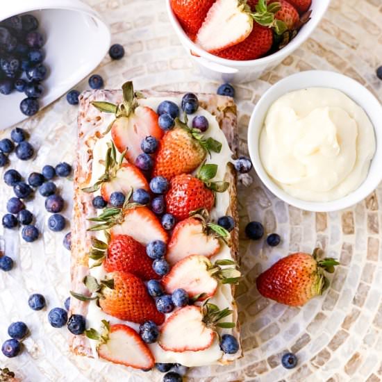 tres leches bread pudding - Recipe photo by Creole Contessa