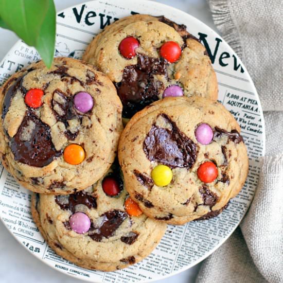 Tahini Chocolate Chunk Cookies - Recipe photo by twoofakindcooks