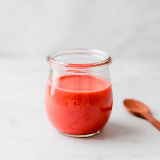 STRAWBERRY VINAIGRETTE | 2 WAYS - Recipe photo by aline_made