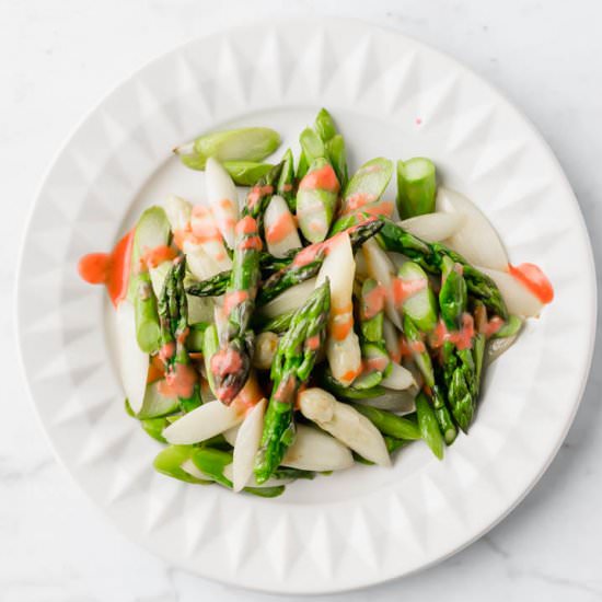 ROASTED ASPARAGUS SALAD - Recipe photo by aline_made