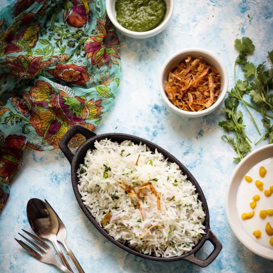 Pyazi Chawal / Onion Rice - Recipe photo by Ghezaeshiriin
