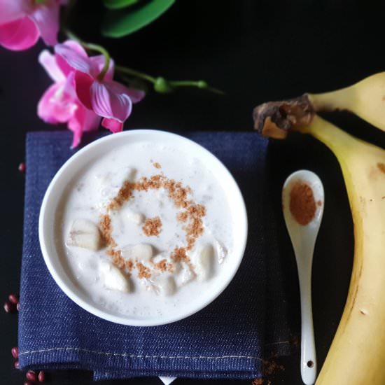 Vegan Dessert-Banana in Coconutmilk - Recipe photo by GreenCucumber