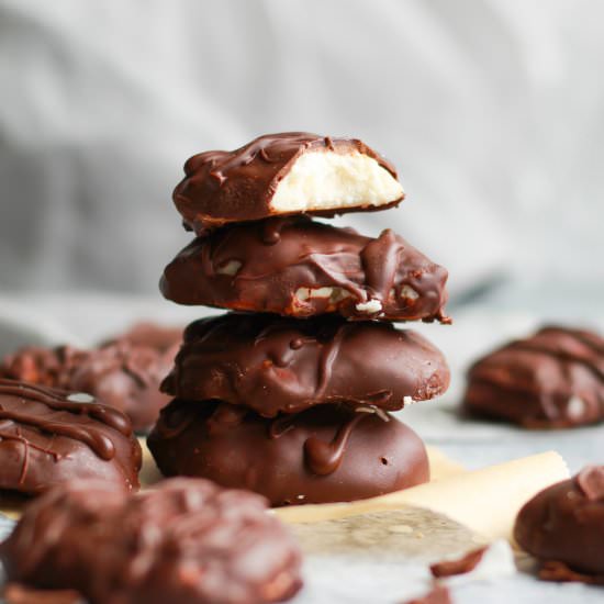Paleo Vegan Coconut Cream Eggs - Recipe photo by thebananadiaries