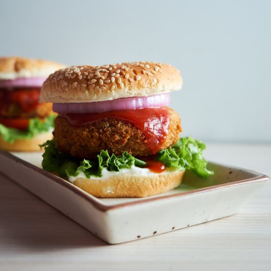 Kidney Beans Burger (Vegan) - Recipe photo by Veganbell
