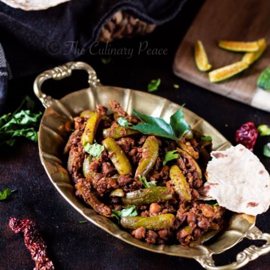 Tindora Chickpeas Dry Curry - Recipe photo by Praneetha A Goutham