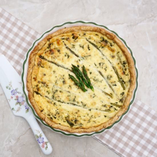 Asparagus Quiche - Recipe photo by anothertablespoon