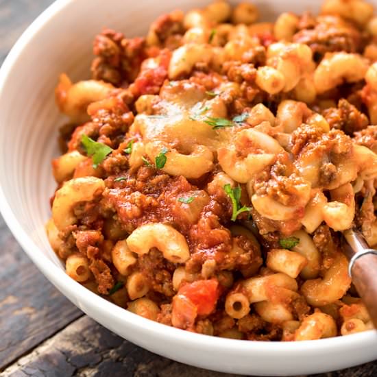 Beefaroni - Recipe photo by thecozyapron
