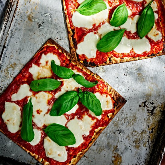 4-Ingredient Matzah Pizza - Recipe photo by proportionalplate