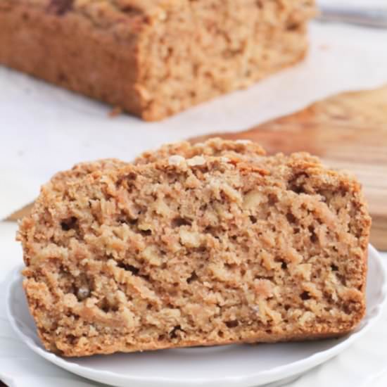 Cinnamon Applesauce Oat Bread (GF) - Recipe photo by milehighmitts