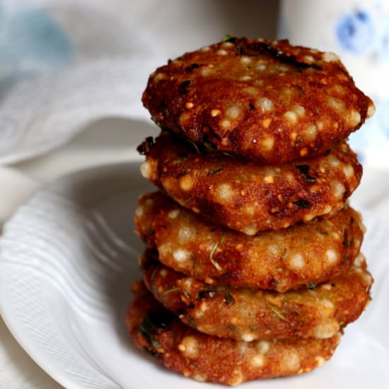 Sabudana vada-a vegan & gluten free - Recipe photo by greenbowl2soul