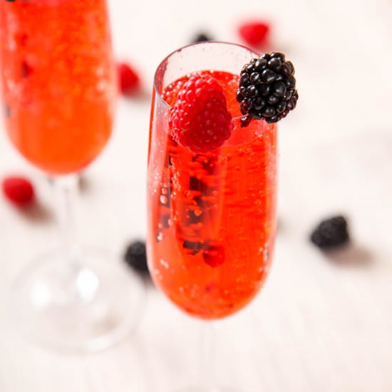 Kir Royale - Recipe photo by BakingBeauty