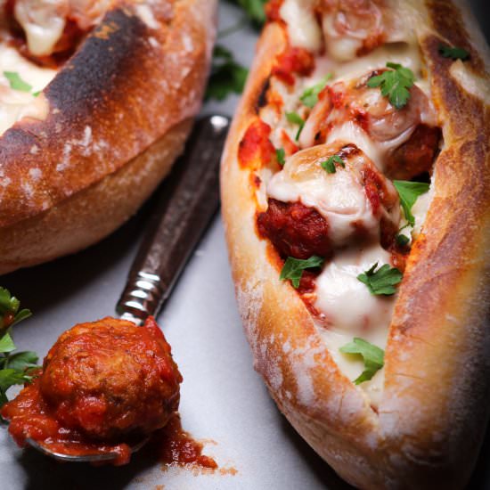 Vegan Meatball Sub - Recipe photo by Liv Vegan Strong
