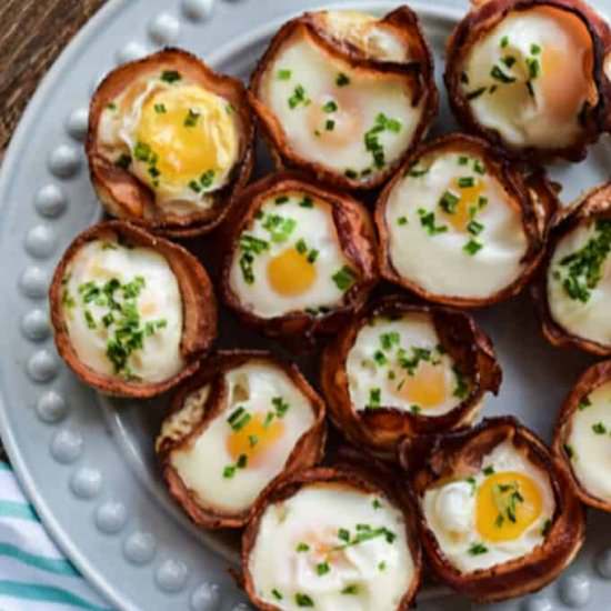 Bacon and Egg Cups - Recipe photo by Seasonal Cravings