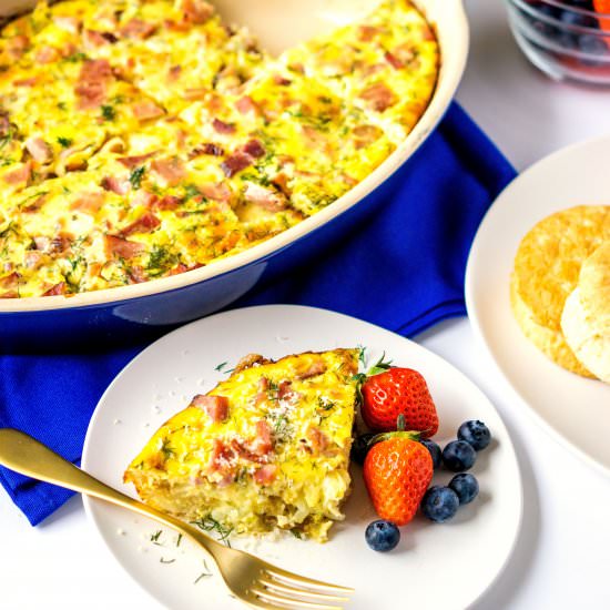 Ham and Cheese Brunch Bake - Recipe photo by FoodFolksandFun