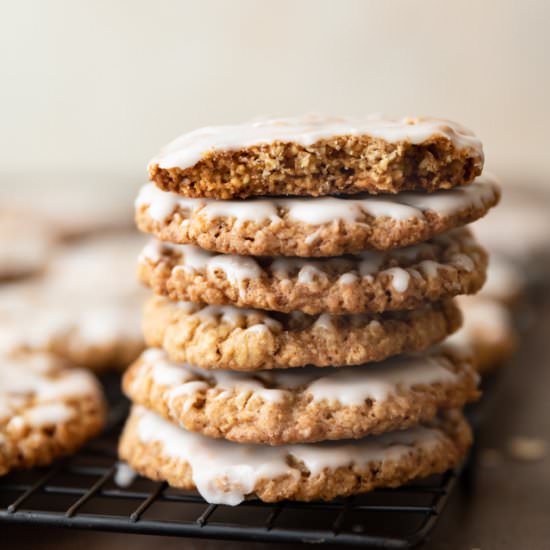 Iced Oatmeal Cookies - Recipe photo by IntrovertBaker