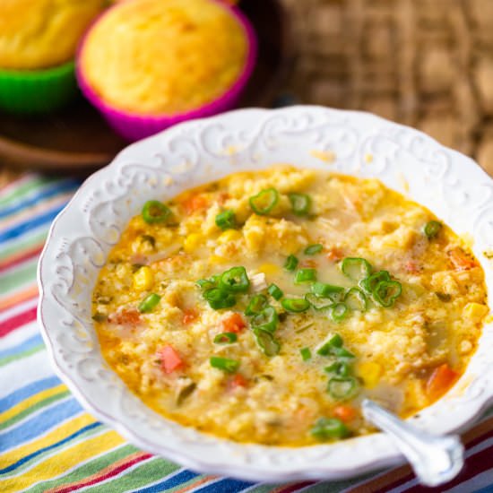 Caribbean chicken soup - Recipe photo by peanut.blossom