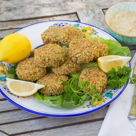 Baked Falafel - Recipe photo by cleanfooddirtygirl